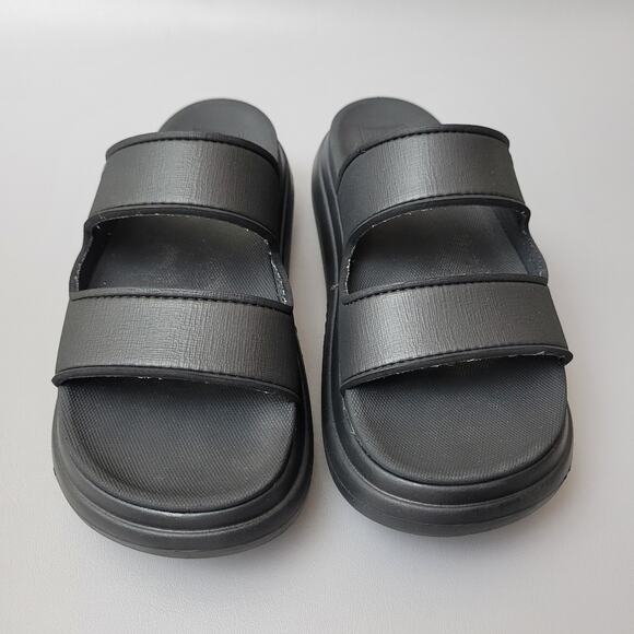 Reef Cushion Bondi 2 Bar Womens Comfort Sandals Black black 9 Medium - Picture 4 of 13